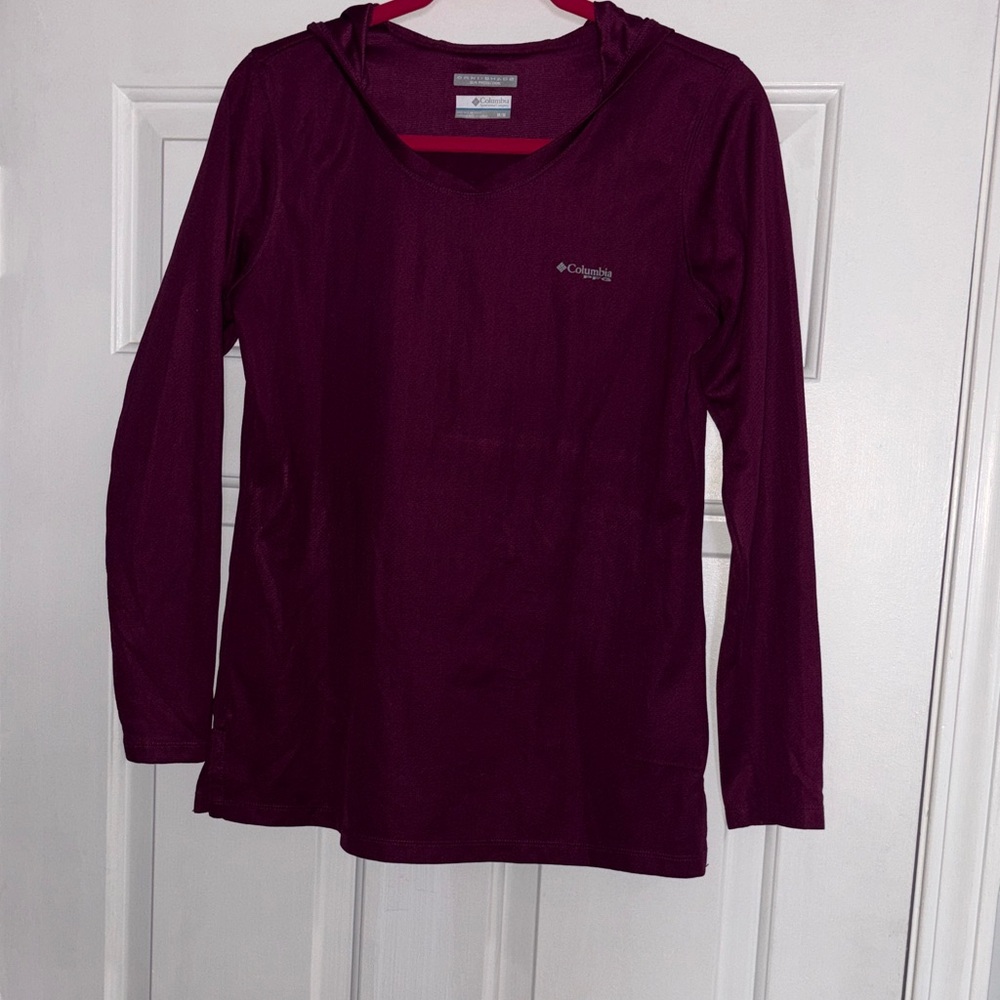 Columbia Deep Purple Long Sleeve Hoodie